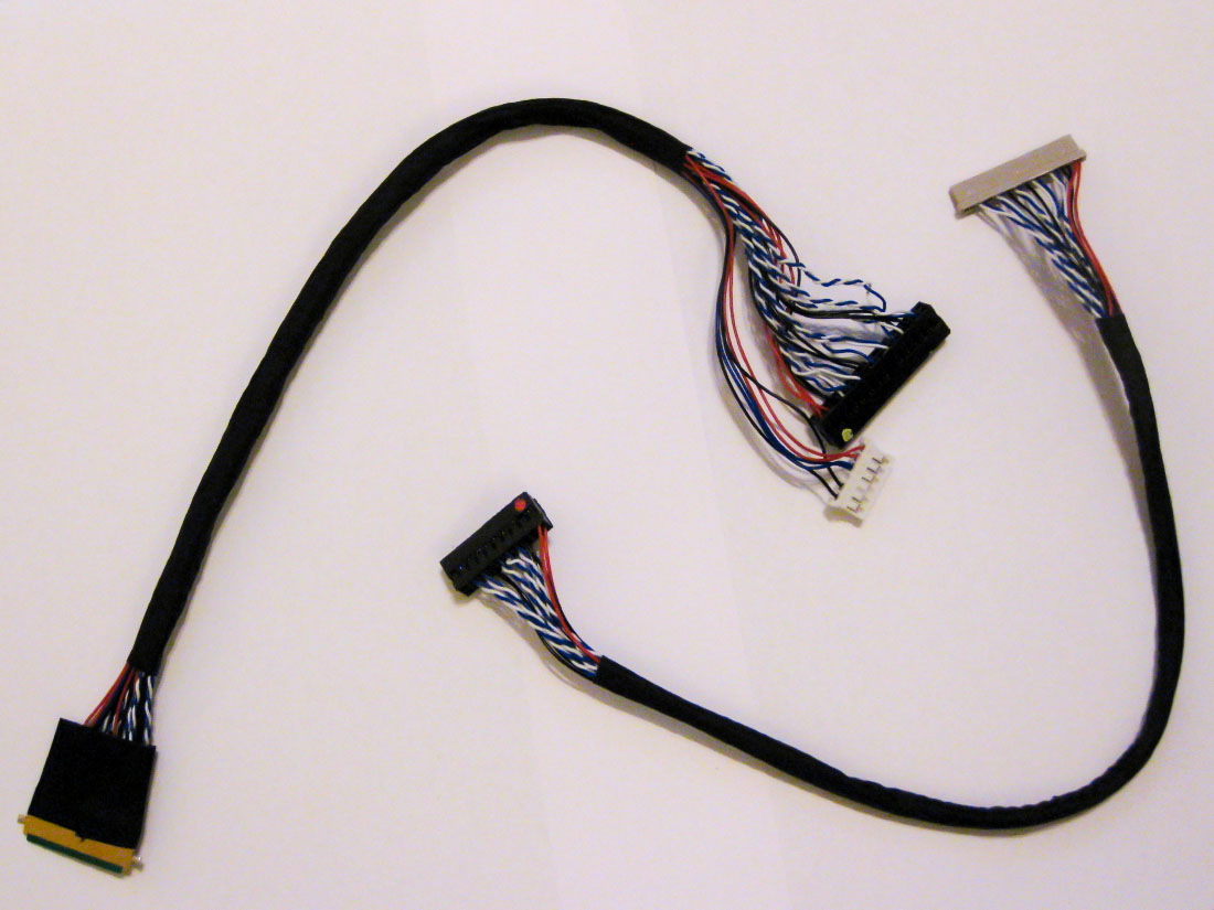 Two LVDS connector cables from Banggood