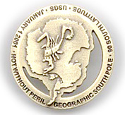 South Pole Benchmark coin