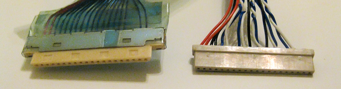 Two LVDS connector cables from Banggood