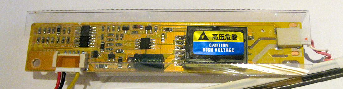 A universal inverter board to drive the CCFL lamp within my LTN141XF-L03Â panel.