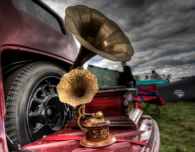 Steam punk car stereo