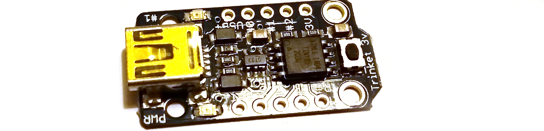 Electrons:  Adding header pins to the Trinket